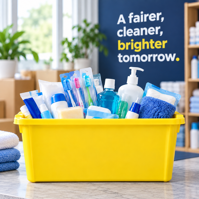 Donation of everyday hygiene products