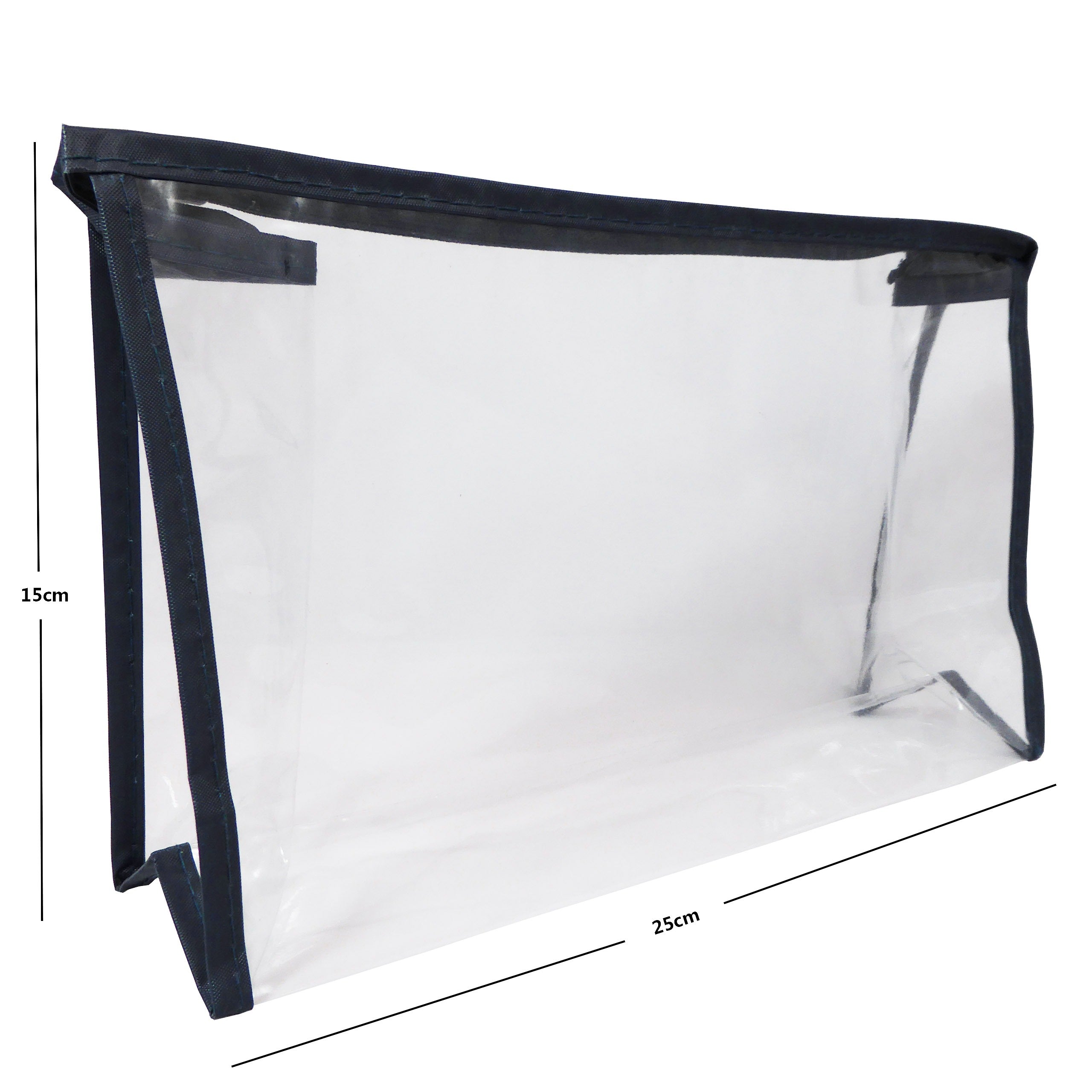 Clear Plastic Zip Bag ~ Large x 2-2