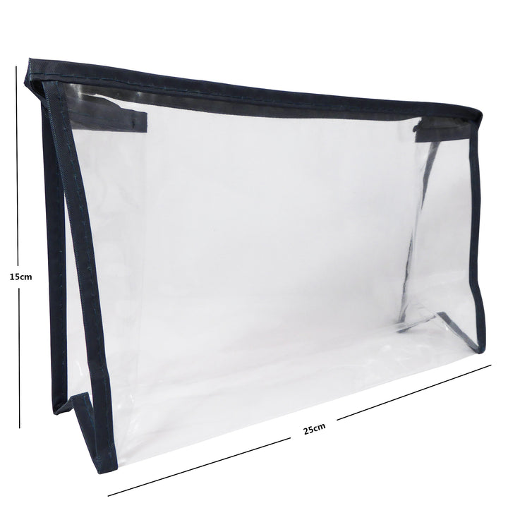 Clear Plastic Zip Bag ~ Large x 2-2