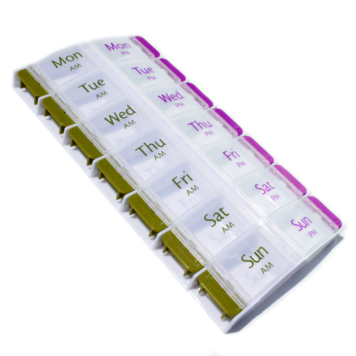 Pill Case ~ Easy Open 14 Slot