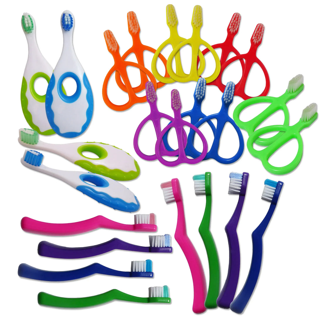 Toddler Toothbrushes ~ Bulk Buy 100