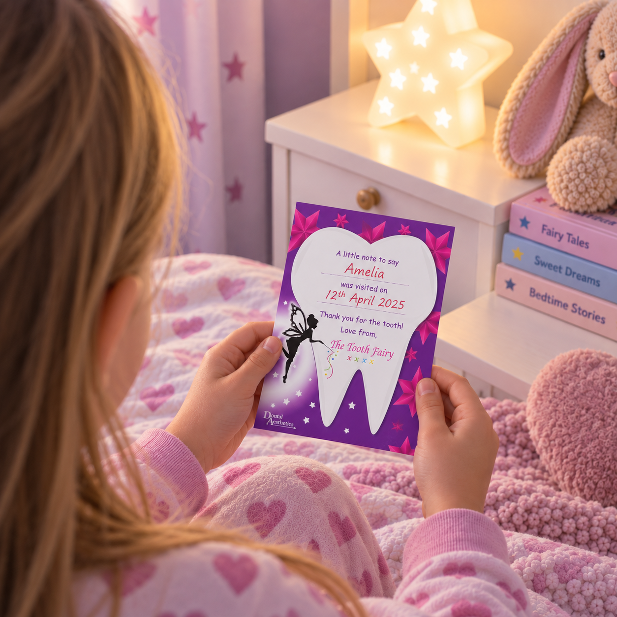 Tooth Fairy Certificates for Children – Set of 4