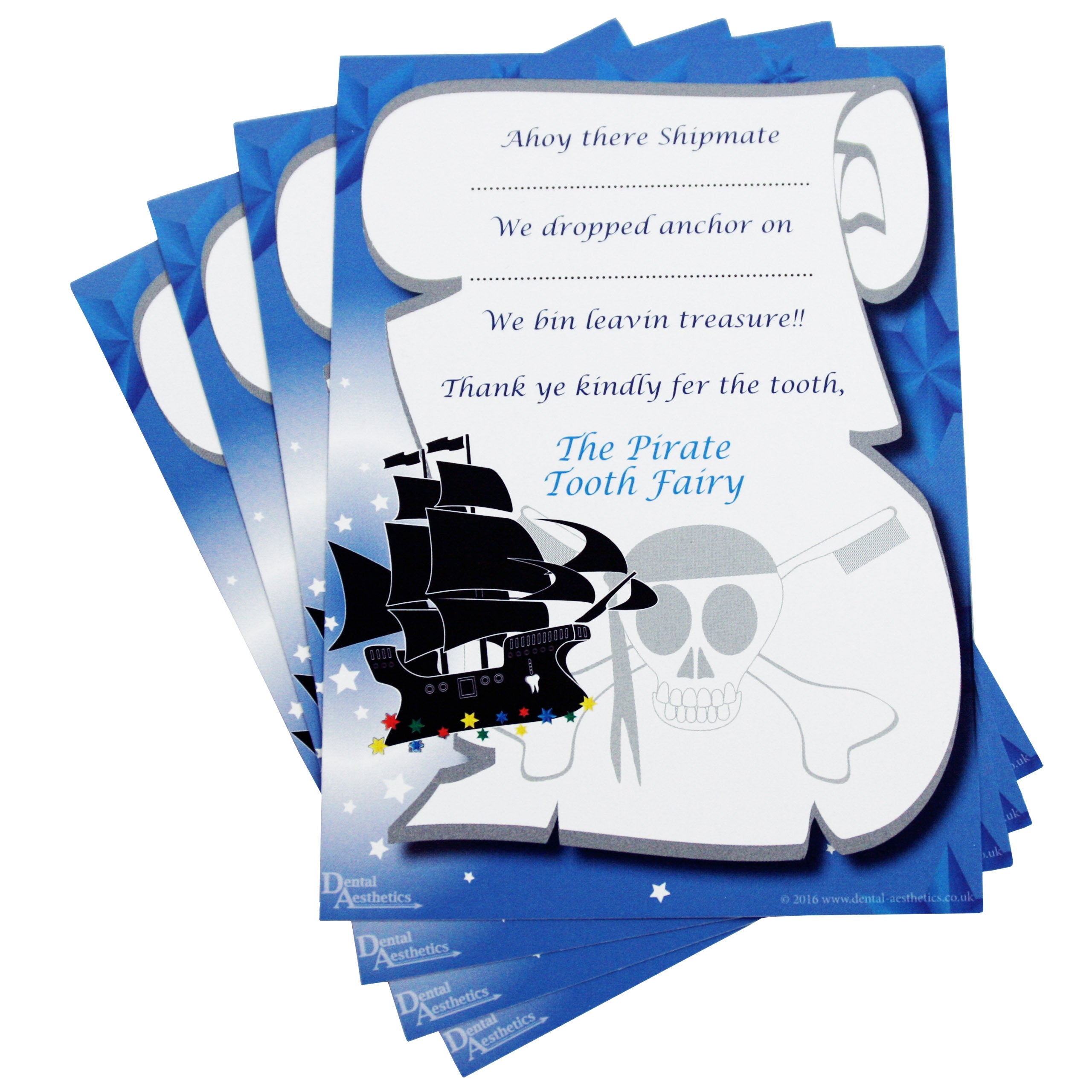 Tooth Fairy Certificates ~ Set of 4