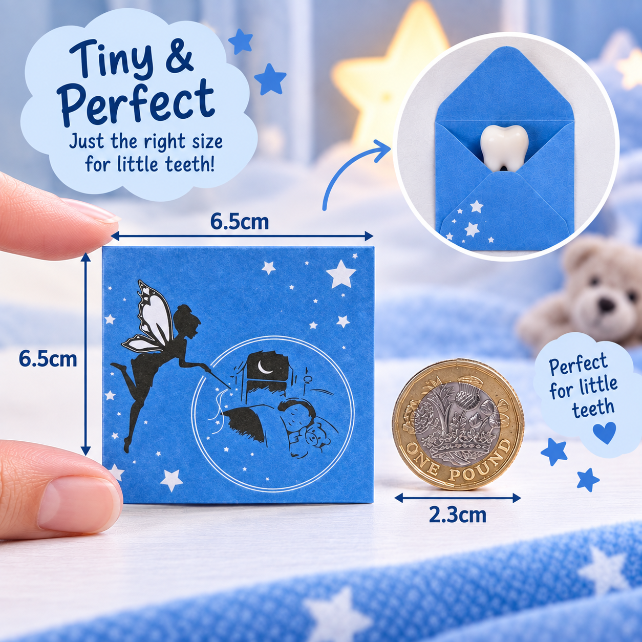 Tooth Fairy Envelopes for Lost Teeth – Pack of 16