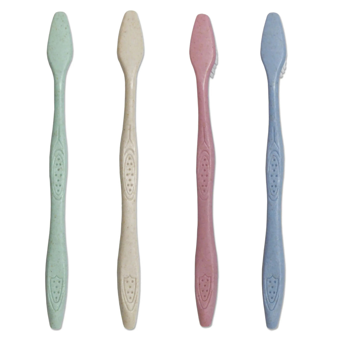 Wheat Straw Smokers Toothbrush ~ Hard Bristles x 4