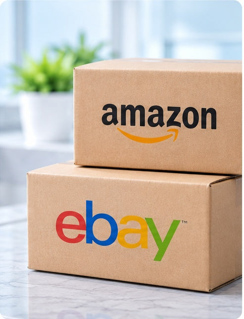 Dental Aesthetics products available through Amazon and eBay