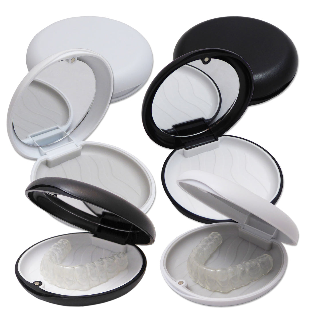 6 x Aligner Cases with Mirror