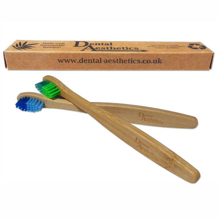Children's Bamboo Toothbrushes ~ Set of 2