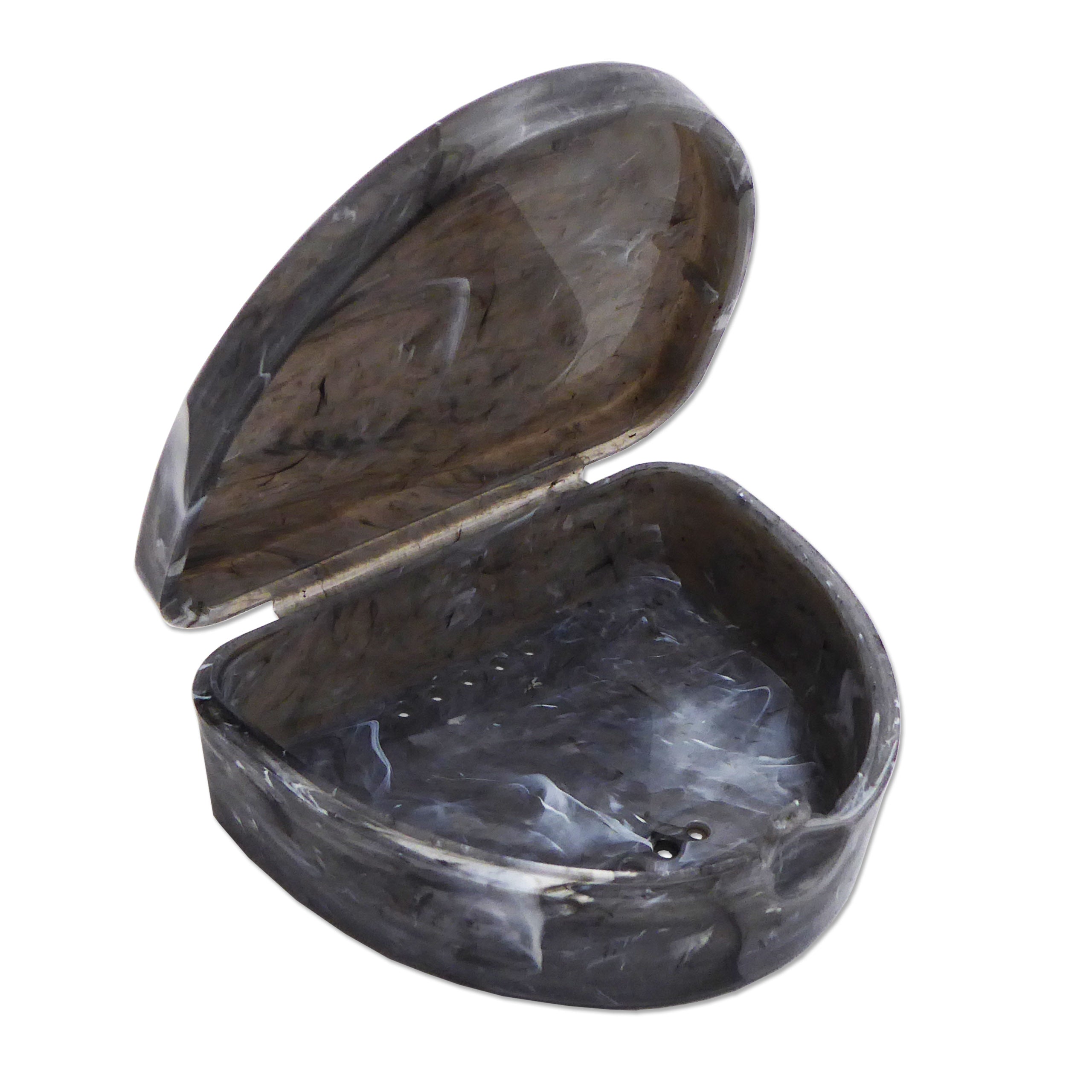 Marble Retainer Case ~ Slim 2.2cm Deep