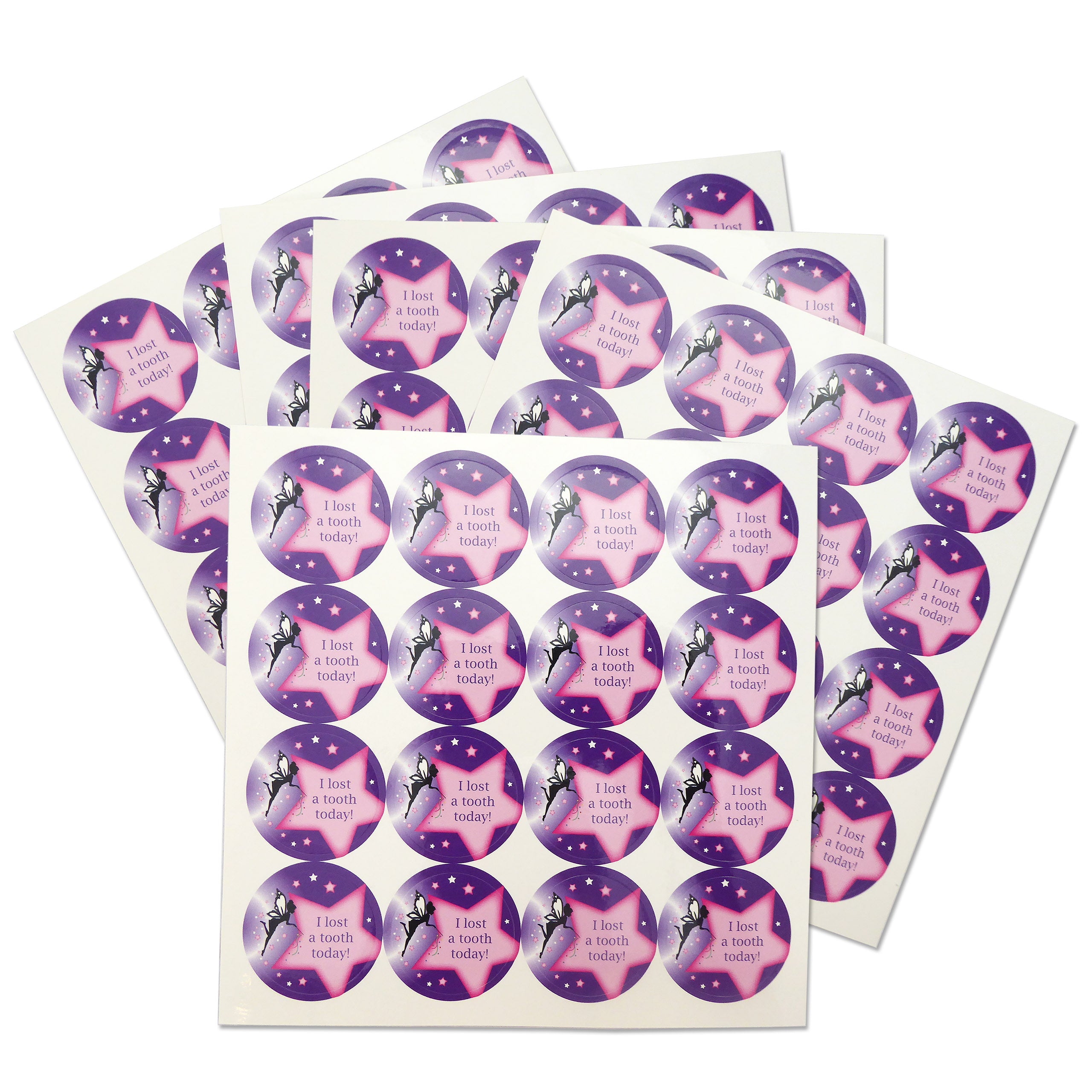 Tooth Fairy Reward Stickers ~ Set of 80
