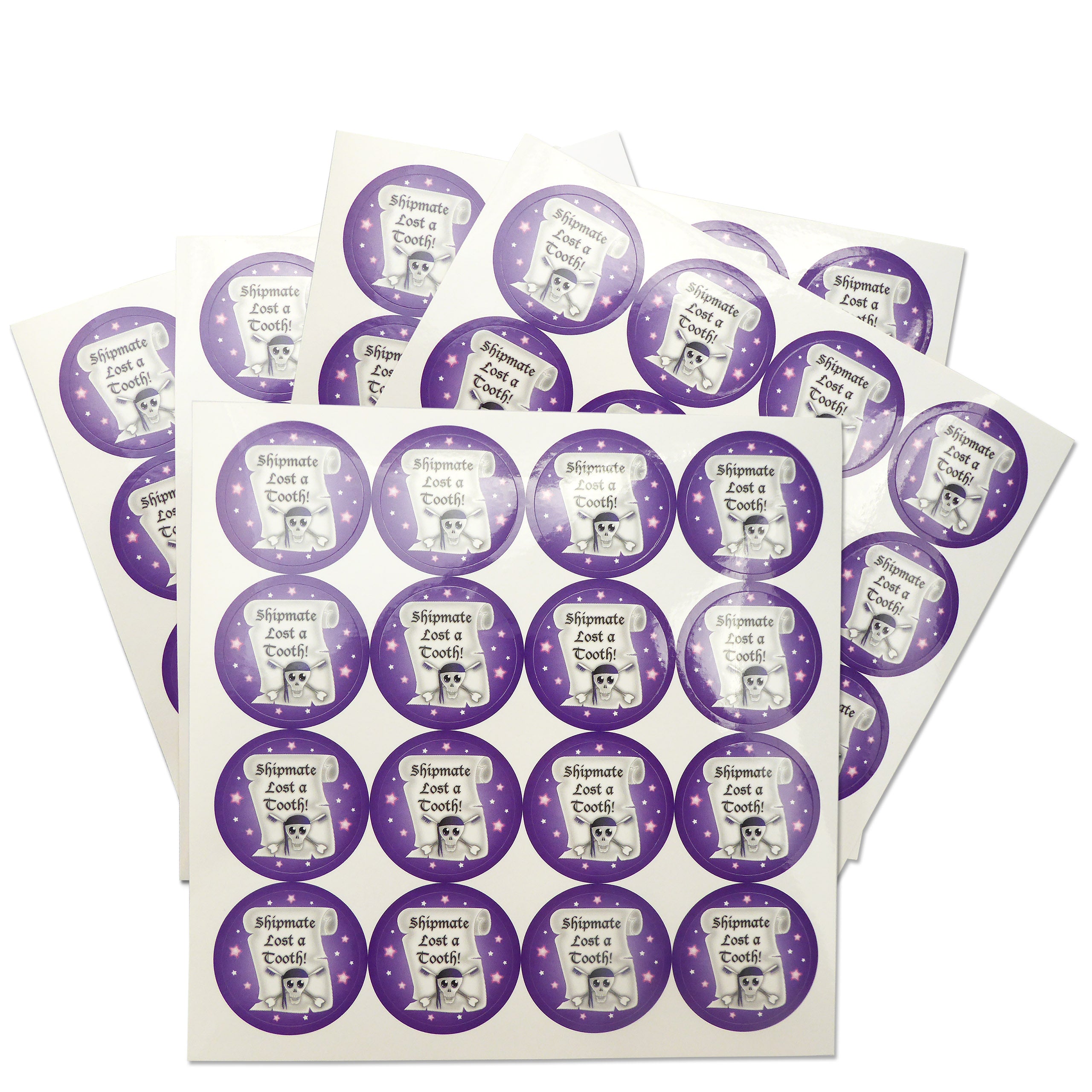 Tooth Fairy Reward Stickers ~ Set of 80