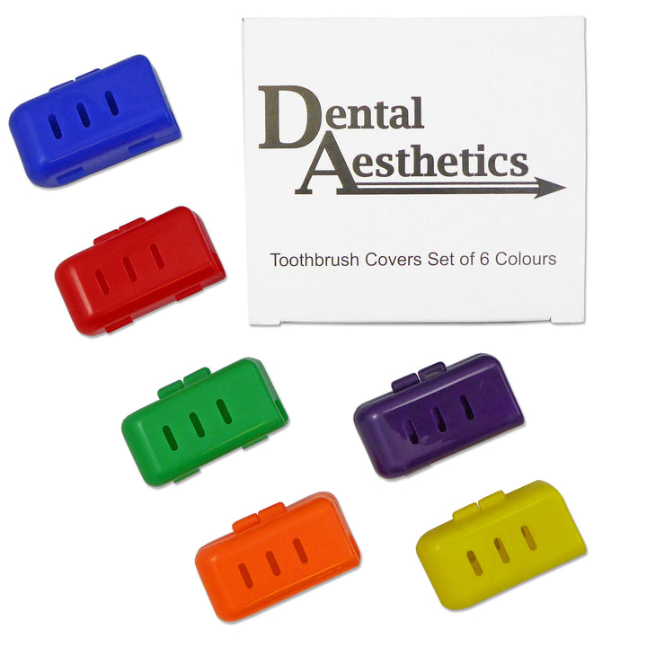 Toothbrush Cover ~ Snap-On Design Set of 6 Colours