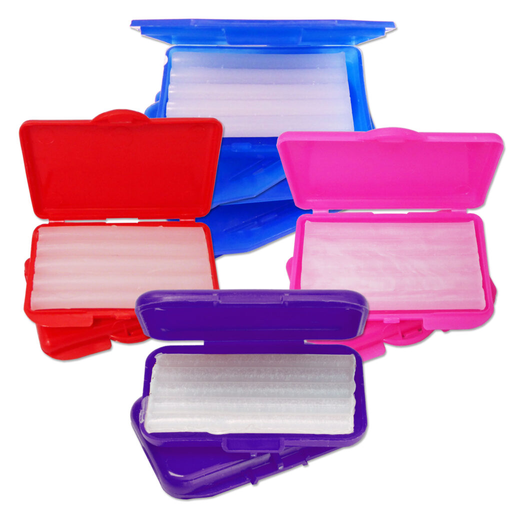 Orthodontic wax scented