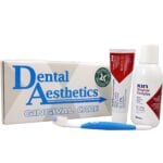 Kin Gingival Care Kit; Mouthwash, Toothpaste, Silicone Toothbrush