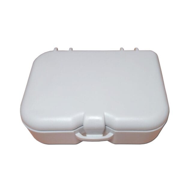 Denture Storage Case with Mirror and Small Brush