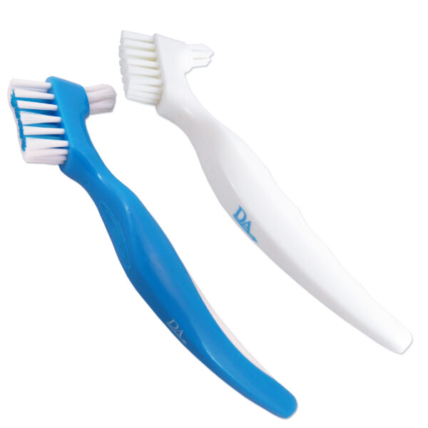 Denture Brushes 2 Blue & White