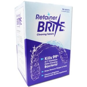 Retainer Brite Orthodontic Cleaning Tablets 96 Pack