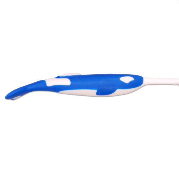 Children's orca toothbrush handle