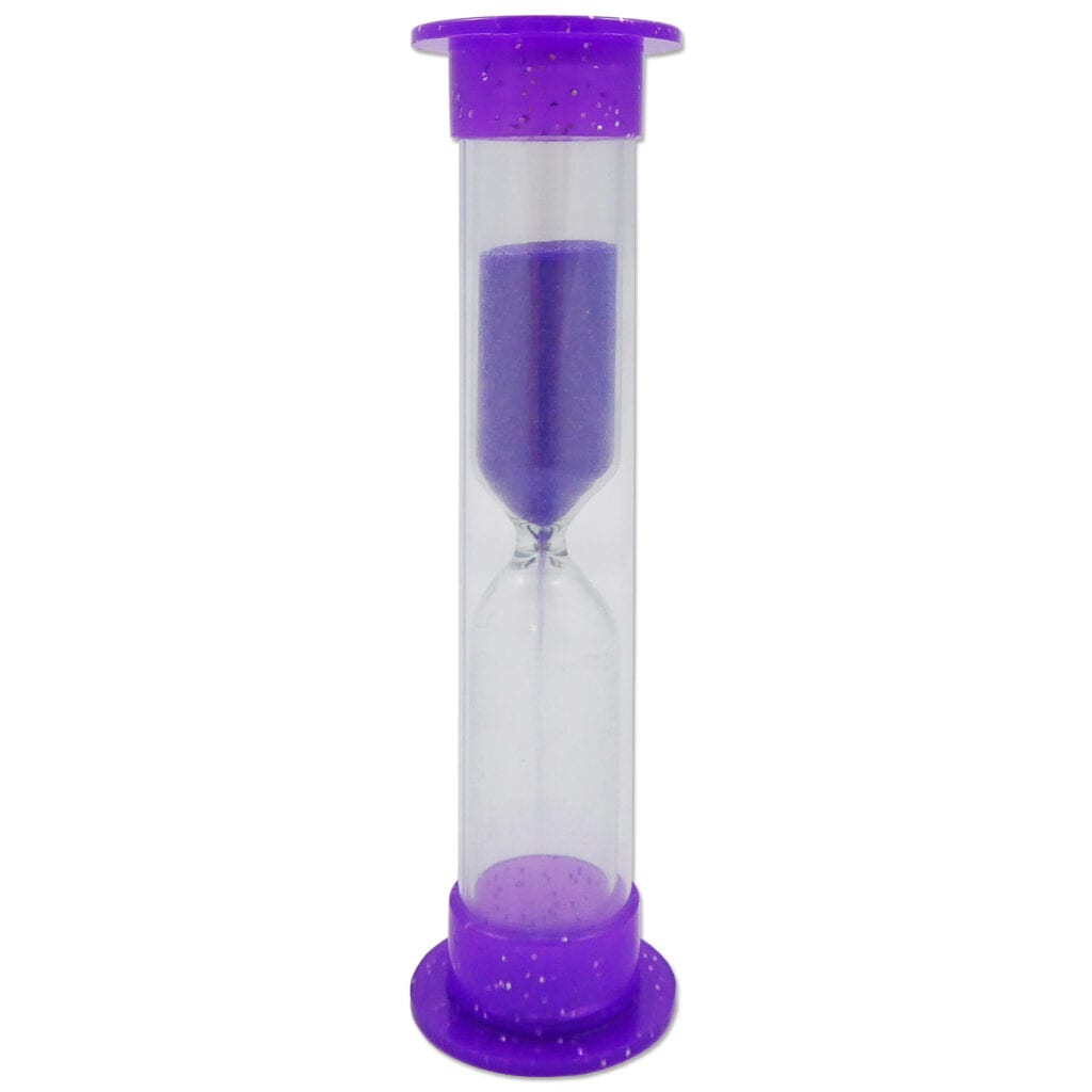 Glitter Purple Toothbrush Timer