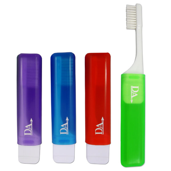 Orthodontic travel toothbrushes set of 4