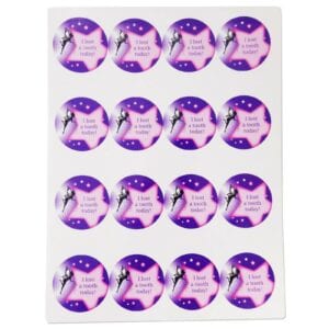 Tooth Fairy Purple Stickers