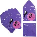 Set of 80 Purple Tooth Fairy Envelopes