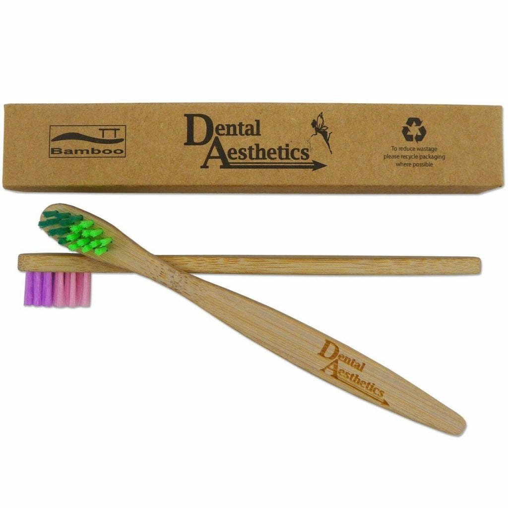 Childrens Toothbrushes ~ Bamboo DA Tiny Colour Blend
