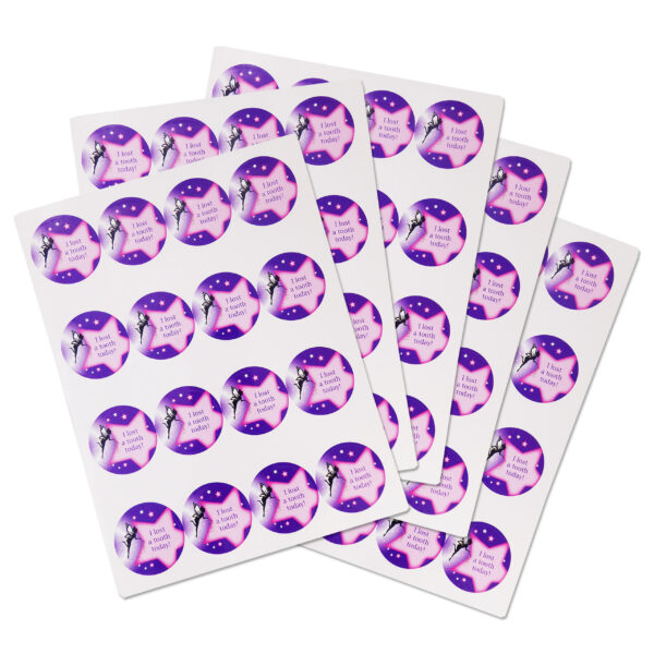 Tooth Fairy Stickers Purple