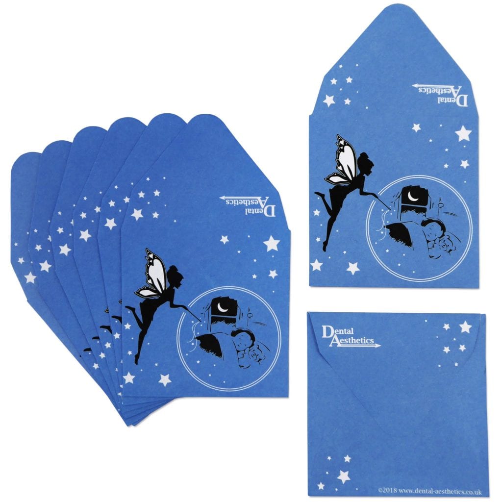 Blue Tooth Fairy Envelopes