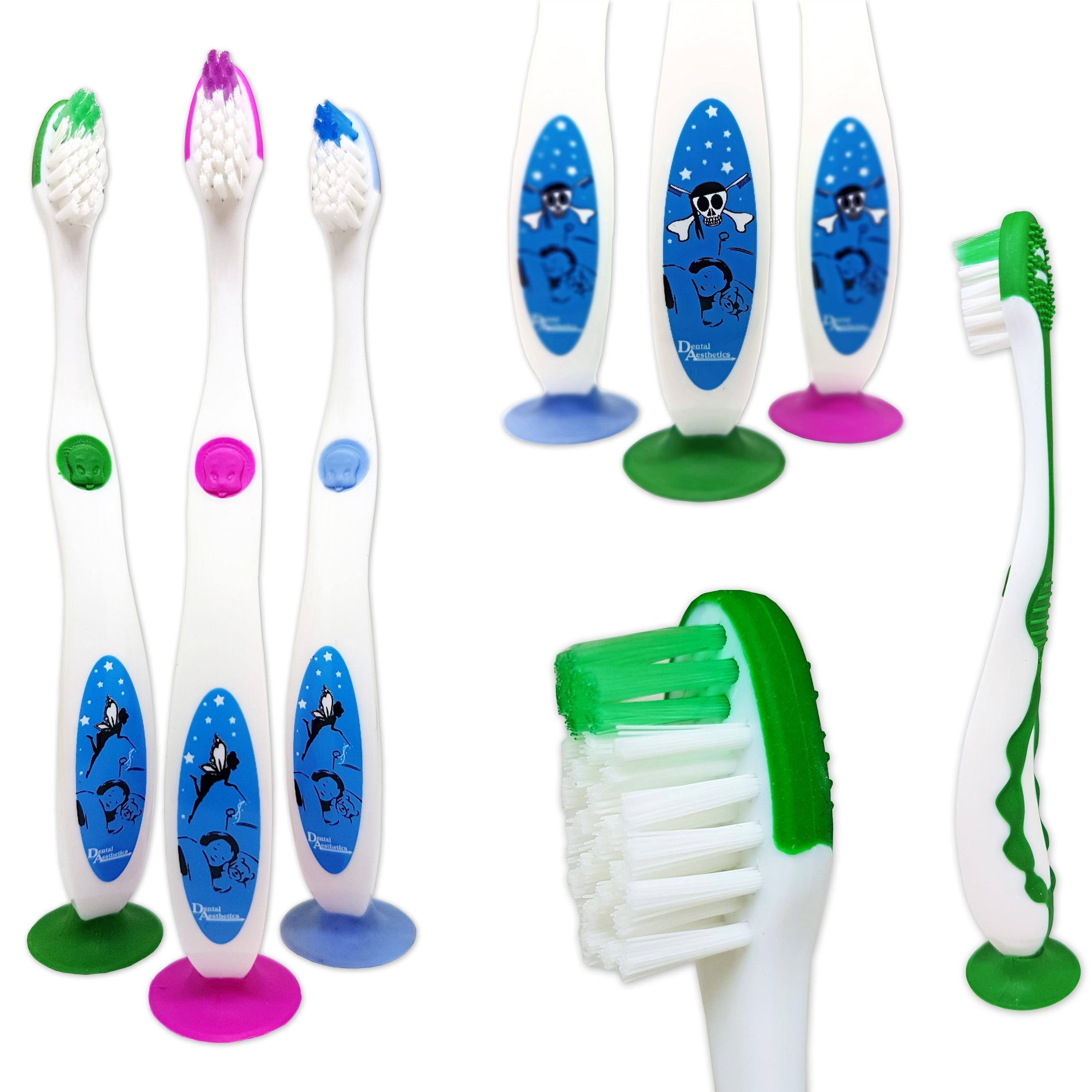 Bulk Packs of Children's Toothbrushes Fairy & Pirate 12, 30 or 100