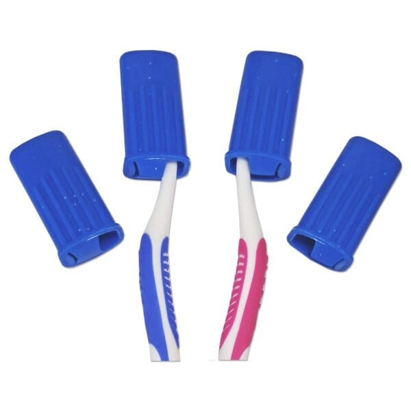 Toothbrush Covers Blue Push-on