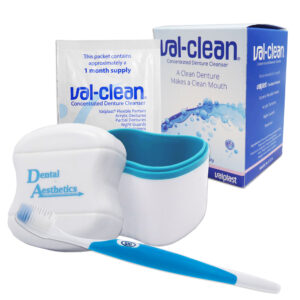 Val-Clean, Denture Bath & Silicone Toothbrush