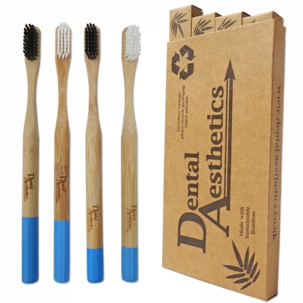 Toothbrushes ~ Adult Bamboo DA Black & White