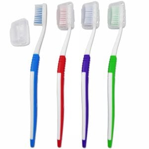 Manual Toothbrushes ~ Adults with Covers