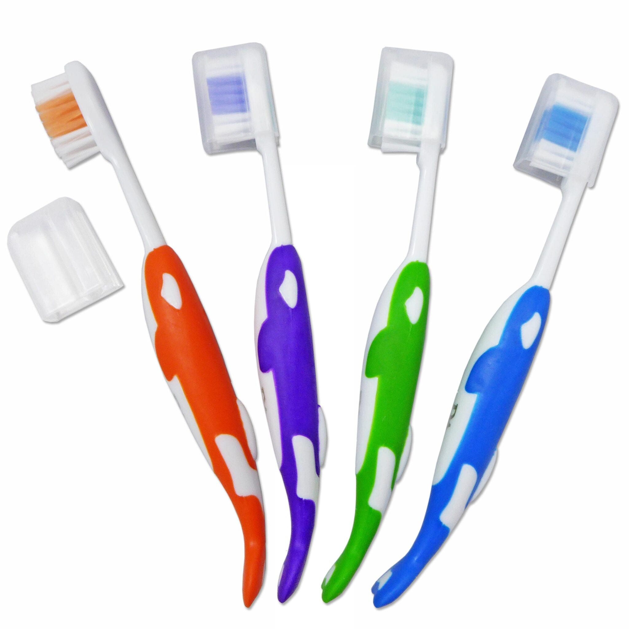 Children's Toothbrushes Orca Set of 4 Dental Aesthetics