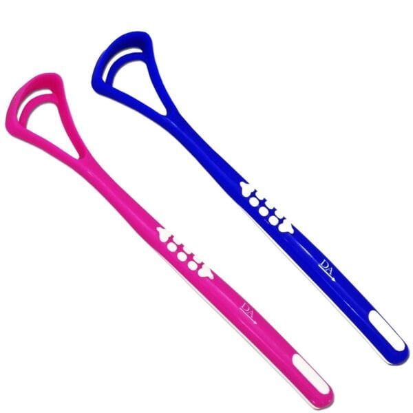 Tongue Scrapers Cleaners Pink Blue