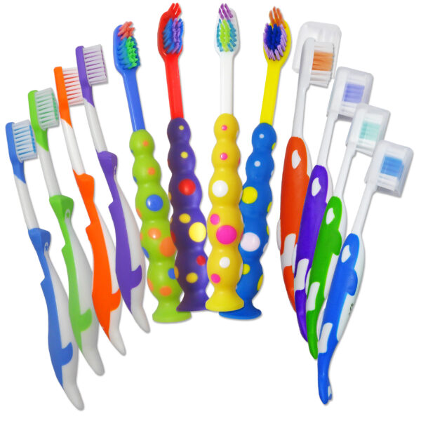 Bulk Children's Toothbrushes Packs of 32 Dental Aesthetics