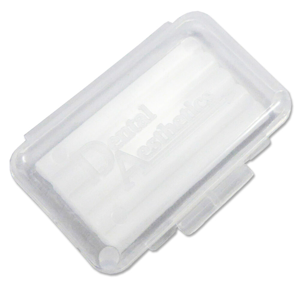 Orthodontic dental wax, box with 5 strips