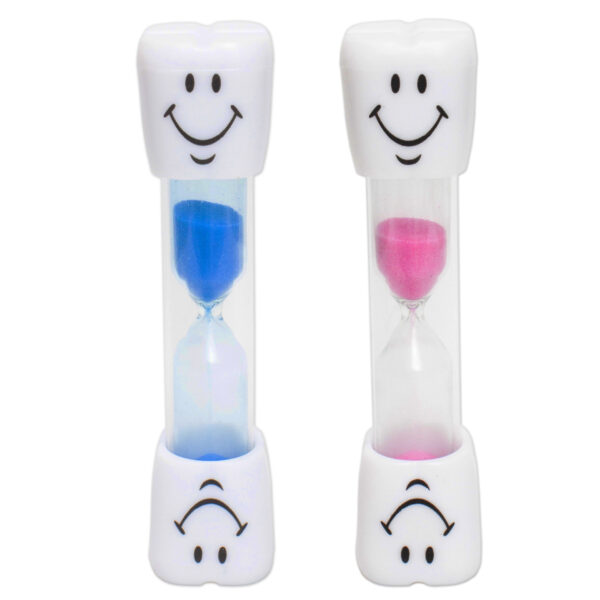 Toothbrush Smile Sand Timer Blue & Pink