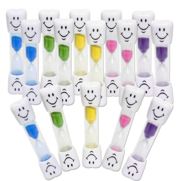 Bulk Pack of Toothbrush Smile Sand Timers