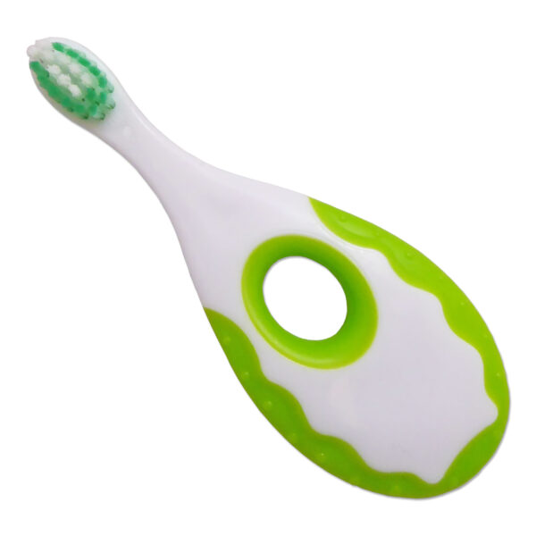 baby and toddler toothbrush green