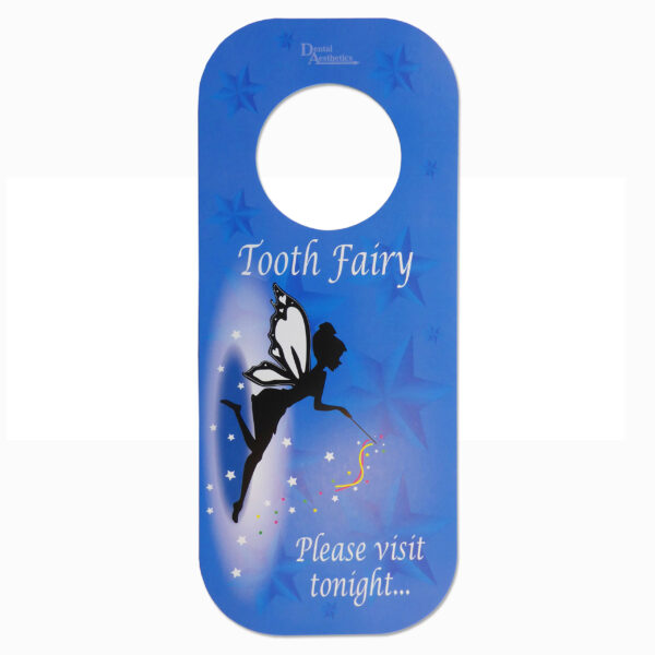 Tooth Fairy Door Hanger Blue Front