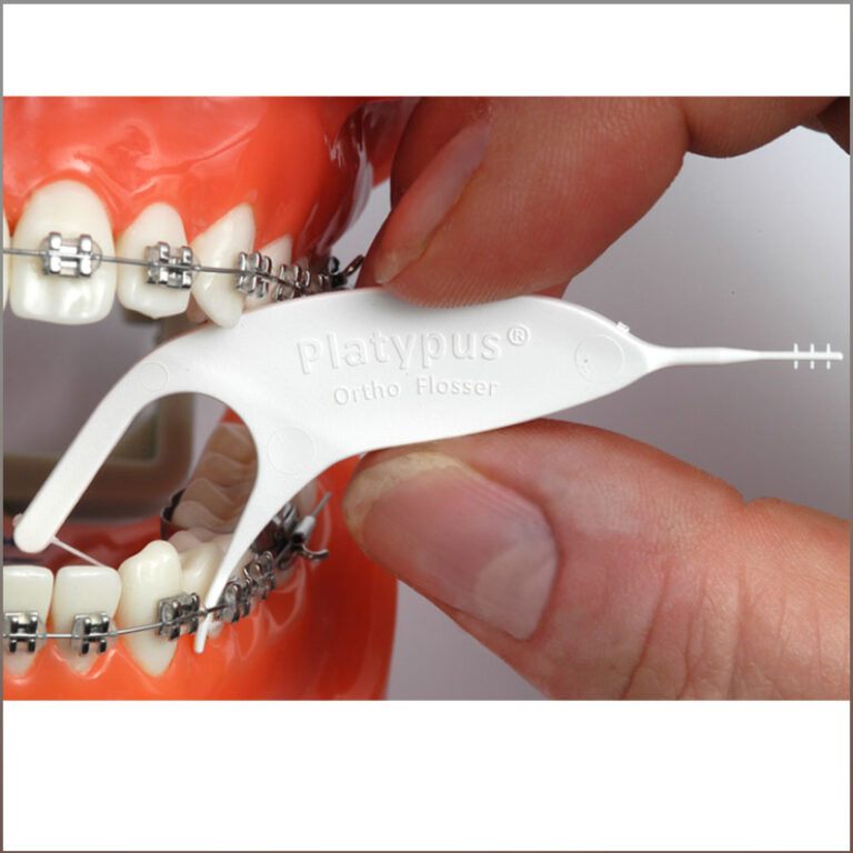 Platypus Orthodontic Flosser Pack of 30 Flossers Dental Aesthetics