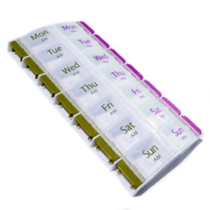 Pill Case ~ Easy Open 14 Slot