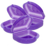 3.5cm Deep Retainer Cases Bulk Buy Glitter Purple