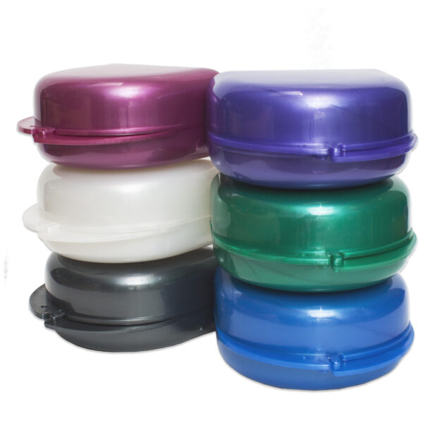 Deep retainer cases bulk buy Mixed Pearl Colours
