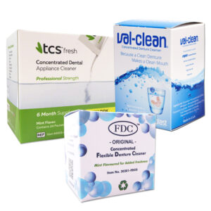 Denture Cleaner Tablets, Sachets & Solutions