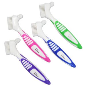 Denture Brush ~ Easy Rubber Grip