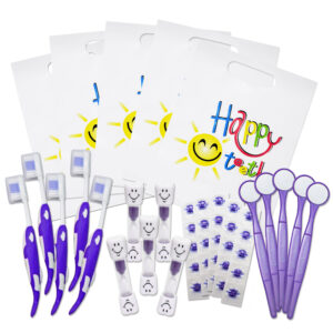 Happy Teeth Gift Set x 10 - Purple