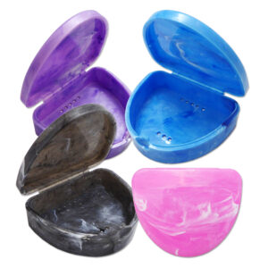 Marble Retainer Case ~ Slim 2.2cm Deep